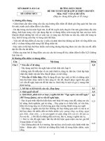 Đáp án đề thi vào lớp 10 chuyên Văn Lào Cai niên khóa 2019-2020 - Học Toàn Tập