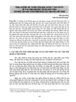 Tăng cường hệ thống văn bản quản lý nhà nước về thư viện đại học trong bối cảnh đổi mới căn bản toàn diện giáo dục đại học Việt Nam