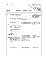 giáo án tuần 18 nhánh 2 chủ đề thế giới thực vật