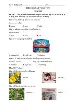 KHỐI 1 - PHIẾU HỌC TẬP TIẾNG VIỆT - ĐÁP ÁN - TUẦN 25