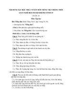 Môn tiếng việt lớp 3 tuần 24 tập đọc