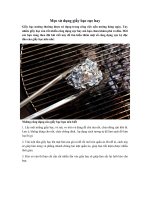 Tải Mẹo sử dụng giấy bạc cực hay - Những công dụng hay bất ngờ của giấy bạc