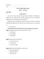 Tuần 25 - ôn tập tiếng việt lớp 1