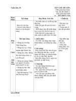 giáo án chủ nhiệm tuàn 10 nhu cầu gia đình