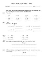 TÀI LIỆU HƯỚNG DẪN HỌC SINH ÔN TẬP TẠI NHÀ KHỐI 2