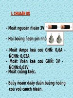 Giáo án pp Vật lý 7 Tiet 31 thuc hanh 