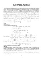 Sử dụng tính chất đơn điệu của hàm số để giải toán hệ phương trình