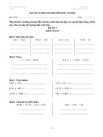 Đề cương ôn tập Toán - Tiếng Việt lớp 5 tuần 23 (từ ngày 6 tháng 4 đến 10 tháng 4 năm 2020)