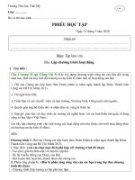 TÀI LIỆU HƯỚNG DẪN HỌC SINH ÔN TẬP TẠI NHÀ KHỐI 5