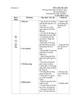 GIÁO ÁN CHỦ NHIỆM NHÁNH 1: NGÀY HỘI ĐẾN TRƯỜNG