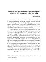 Thực hiện chính sách an sinh xã hội ở Việt Nam hiện nay: Nhận thức, thực trạng và định hướng hoàn thiện