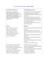 Tải Lời bài hát Love To Be Loved By You - Love To Be Loved By You - Marc Terenzi