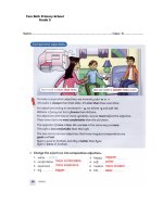 Đáp án môn Tiếng Anh lớp 5 tuần 21: Family & Friends Special Grade 5 Unit 8: The best bed!