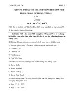 Môn lịch sử lớp 5 tuần 22 bài: Bến Tre đồng khởi