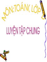Lop 1 - TOAN -Tiết 90. - Luyện tập chung