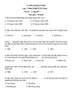 300 CÂU TRẮC NGHIỆM môn ĐIỀU DƯỠNG CƠ BẢN (KHÔNG có đáp án) + PHẦN ôn tập TỔNG hợp của các TRƯỜNG y dược ở KHÚC CUỐI tài LIỆU