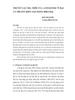 Thuyết lục địa trôi của A.Wegener vĩ đại và thuyết kiến tạo mảng hiện đại