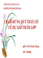 Thực hành ngoại khóa các vấn đề của địa phương và các nội dung đã học: AN TOÀN GIAO THÔNG