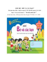 GIAO AN TUAN 1 CD BE VA CAC BAN