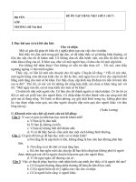 Nội dung ôn tập trực tuyến môn Tiếng Việt Khối Lớp 5 - Đề số 07