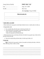 TÀI LIỆU HƯỚNG DẪN HỌC SINH ÔN TẬP TẠI NHÀ KHỐI 3