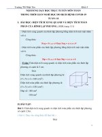 Môn toán lớp 5 tuần 22 bài: Diện tích xung quanh và diện tích toàn phần của hình lập phương