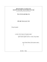 Nghiên cứu khả năng điều khiển quá trình cháy trên động cơ HCCI bằng phương pháp luân hồi khí thải