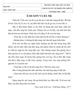 Nội dung ôn tập trực tuyến môn Tiếng Việt Khối Lớp 4 - Đề số 07