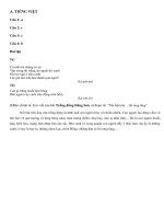 Ôn tập cuối tuần 20 khối 4 nh: 2020 - 2021