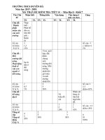 Đề KT 1 tiết và HKI địa 7