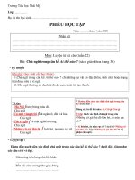 TÀI LIỆU HƯỚNG DẪN HỌC SINH ÔN TẬP TẠI NHÀ KHỐI 4