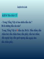 Lớp 5 - LTVC - Tuần 29: Ôn tập về dấu câu