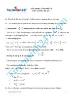 Xác định cường độ âm, mức cường độ âm