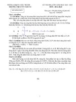 Đề thi chọn học sinh giỏi môn Hóa học 8 năm 2018-2019 có đáp án - Phòng GD&ĐT Châu Thành mới nhất năm 2021