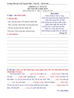 Phiếu học tập Lớp 3 - Tuần 27