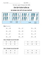 oân taäp toaùn tuaàn 26