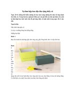 Tải Tự làm hộp hoa tươi độc đáo tặng thầy cô ngày 20 - 11 - Mách bạn cách làm hộp hoa cực đẹp tặng thầy cô nhân ngày 20-11