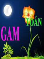 Toán 3 - Tuần 13 - Bài : Gam