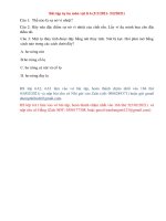 bài tập tự ôn môn vật lí 6 222021