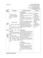 giáo án chủ nhiệm tuần 3 