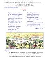 Phiếu học tập Lớp 5 - Tuần 27