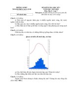 Đề thi học kì 1 môn Địa Lí lớp 7 trường THCS Nguyễn Thị Lựu, TP Cao Lãnh, Đồng Tháp 2019-2020 - Học Toàn Tập