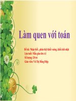 Trò chơi nhận biết khối vuông, khối chữ nhật