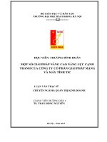 Một số giải pháp nâng cao năng lực cạnh tranh của Công ty cổ phần Giải pháp mạng và máy tính TIC