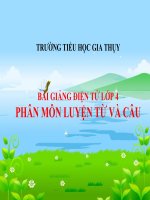 Tập đọc 4 - Tuần 2 - Bài 1: Dế Mèn bênh vực kẻ yếu