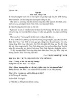 Đề cương ôn tập Toán - Tiếng Việt lớp 2 - Tuần 25