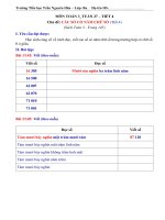 Phiếu học tập Lớp 3 - Tuần 27