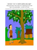 chủ đề “cây và những bông hoa đẹp”