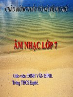 Âm nhạc 7 Tiet 20 on tap bai di cat lua  TDN so 6 