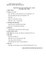 Nội dung ôn tập cuối học kì 1 lớp 1 năm học 2019 - 2020